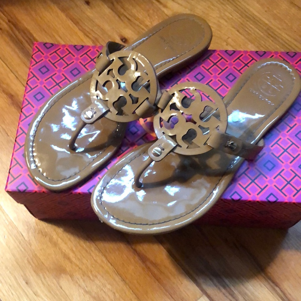 Tory Burch Miller Patent Nude